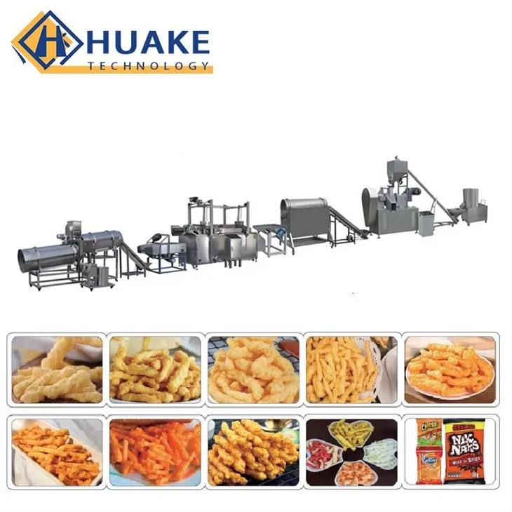 industrial cheetos extruded corn snacks machine